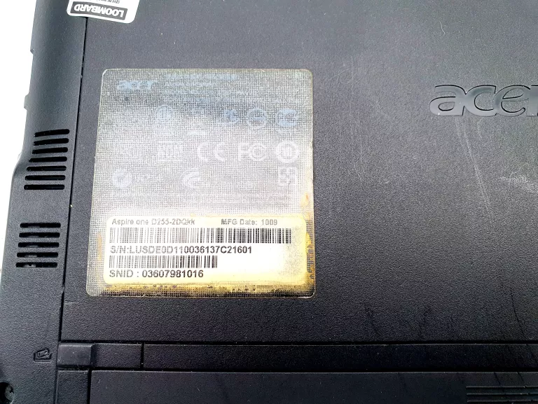 LAPTOP ACER ASPIRE ONE PAV70