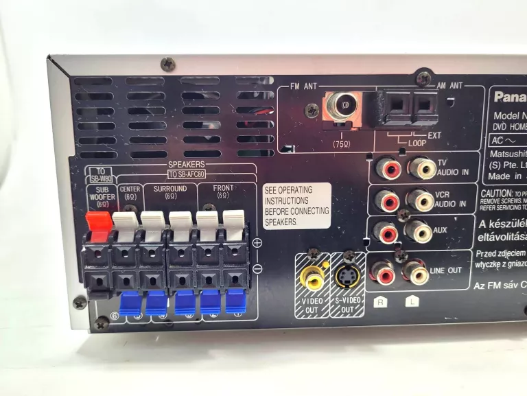 amplituner-panasonic-sa-ht80-pilot-kolor-srebrny