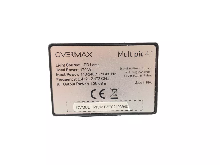 PROJEKTOR OVERMAX MULTIPIC 4.1 FULL HD