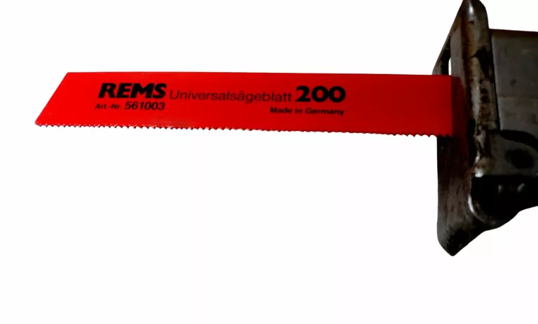 ELEKTRYCZNA PIŁA SZABLASTA DO RUR REMS TIGER USZKODZONA