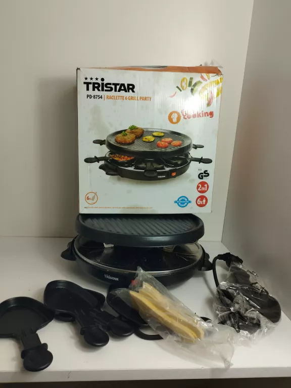 GRILL ELEKTRYCZNY OKRĄGŁY STOŁOWY