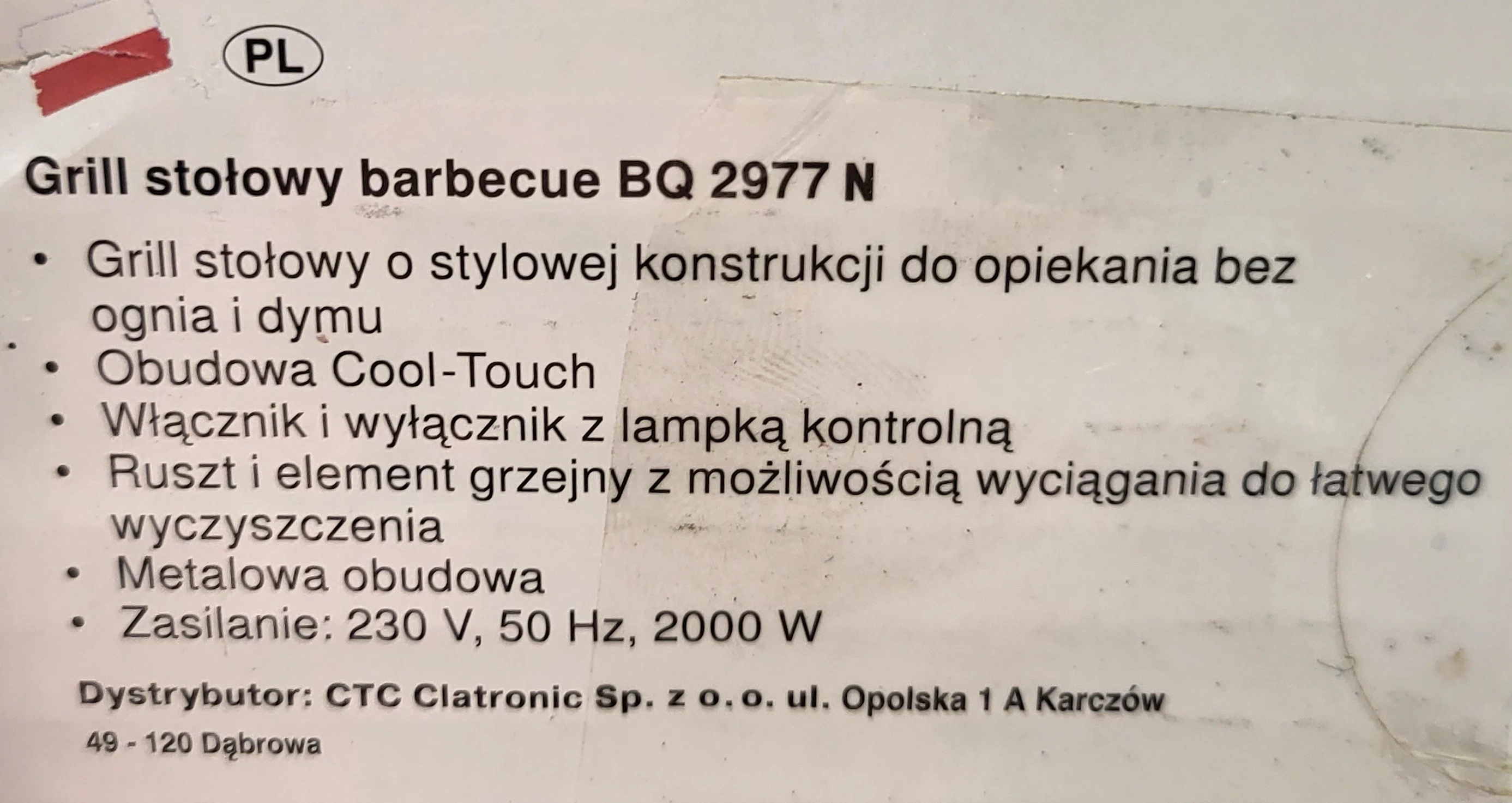 grill-elektryczny-stolowy-clatronic-bq-2977-stan-uzywany