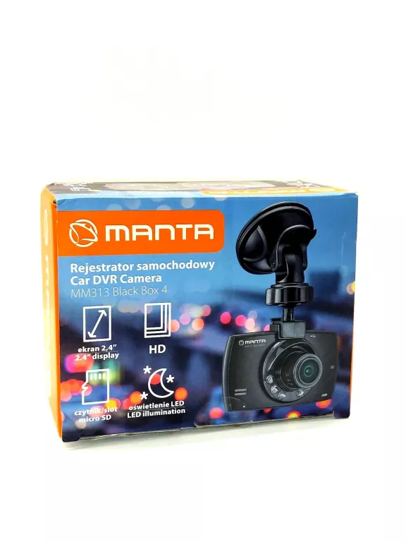 REJESTRATOR SAMOCHODOWY MANTA MM313 BLACK BOX 4