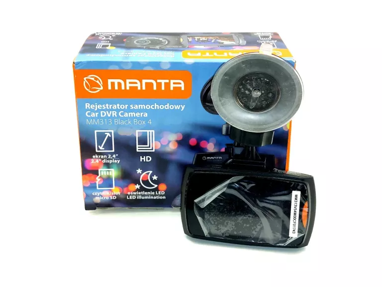 REJESTRATOR SAMOCHODOWY MANTA MM313 BLACK BOX 4