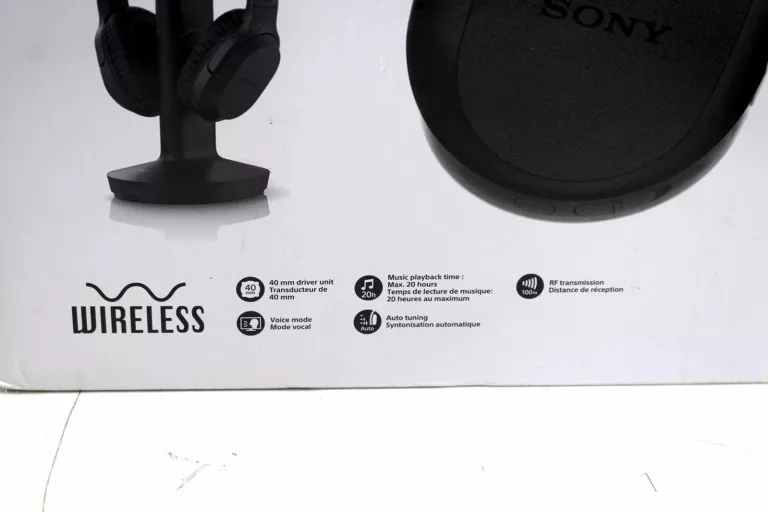 SŁUCHAWKI RADIOWE BEZPRZEWODOWE SONY MDR-RF895R