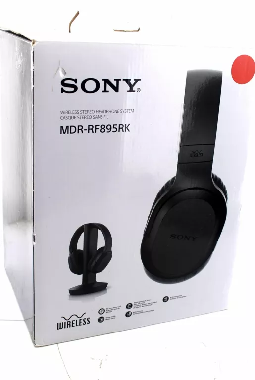 SŁUCHAWKI RADIOWE BEZPRZEWODOWE SONY MDR-RF895R