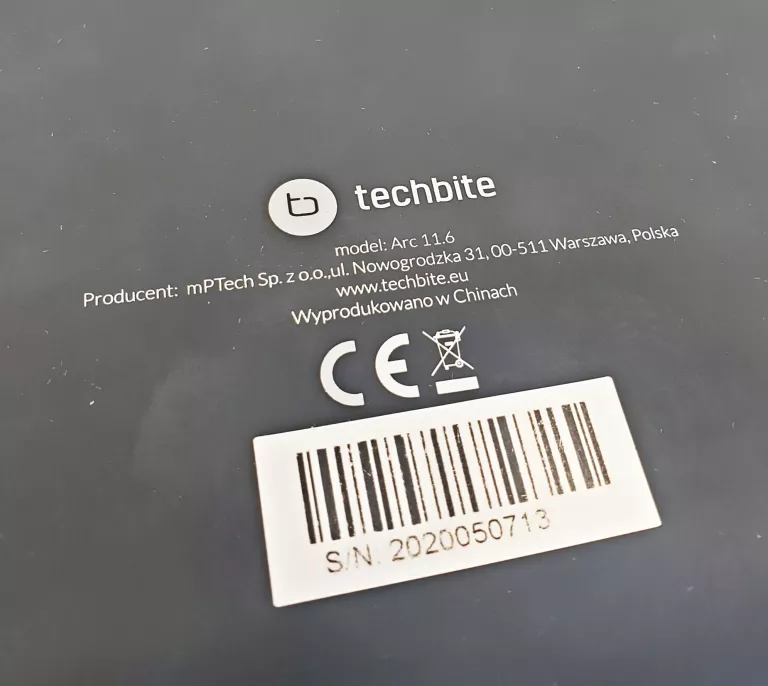 LAPTOP TECHBITE ARC 11.6 KOMPLET