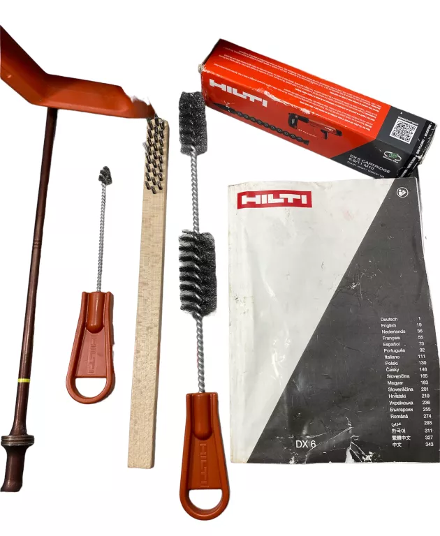 OSADZAK HILTI DX6 + AKCESORIA