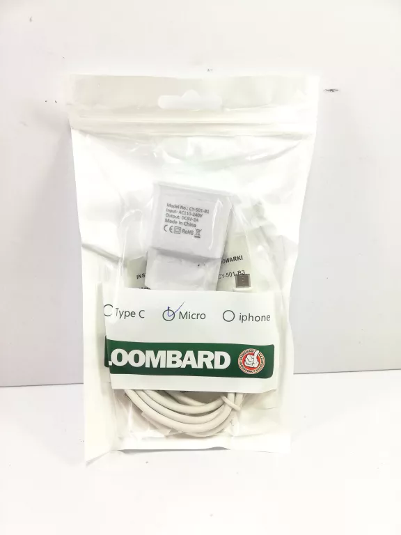 3. ŁADOWARKA MICRO USB LOOMBARD
