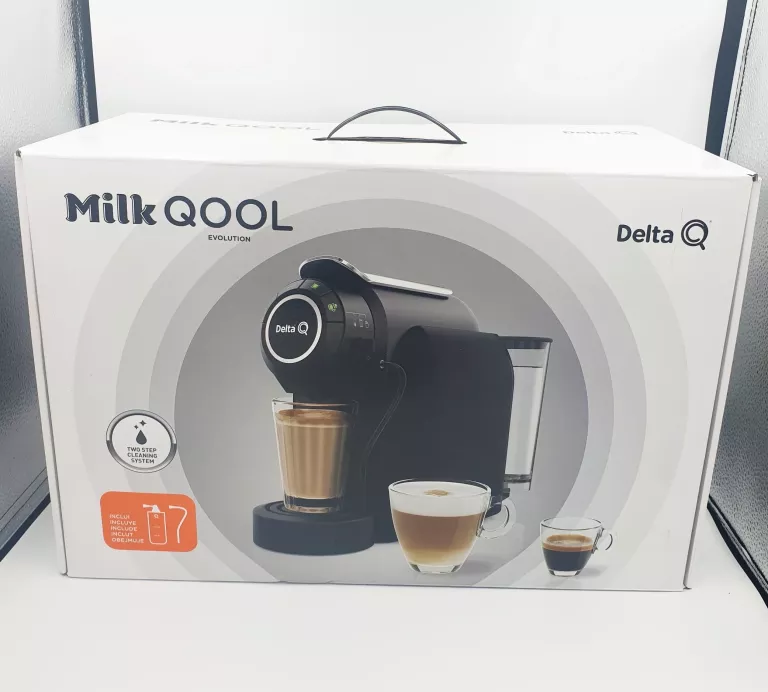 EKSPRES KAPSUŁKOWY DELTA MILK QOOL + SPIENIACZ