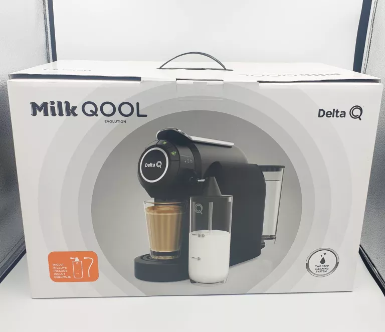EKSPRES KAPSUŁKOWY DELTA MILK QOOL + SPIENIACZ