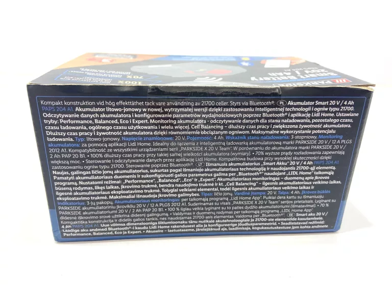 BATERIA PARKSIDE SMART BATTERY 20V  4AH
