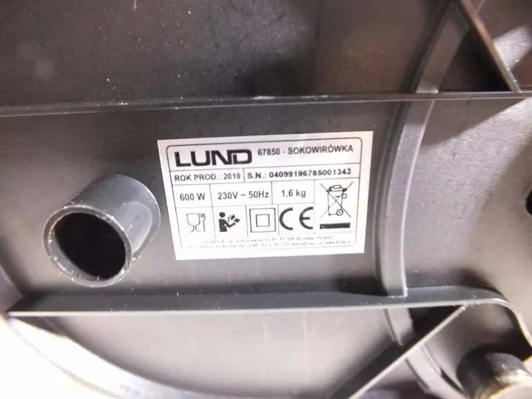 LUND 67850 SOKOWIRÓWKA WYSOKOOBROTOWA 600W