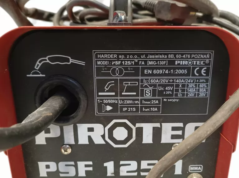 SPAWARKA PIROTEC PSF 125/1