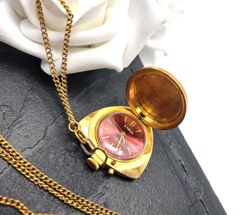 ZARIA ZEGAREK 21 JEWELS NA ŁAŃCUSZKU