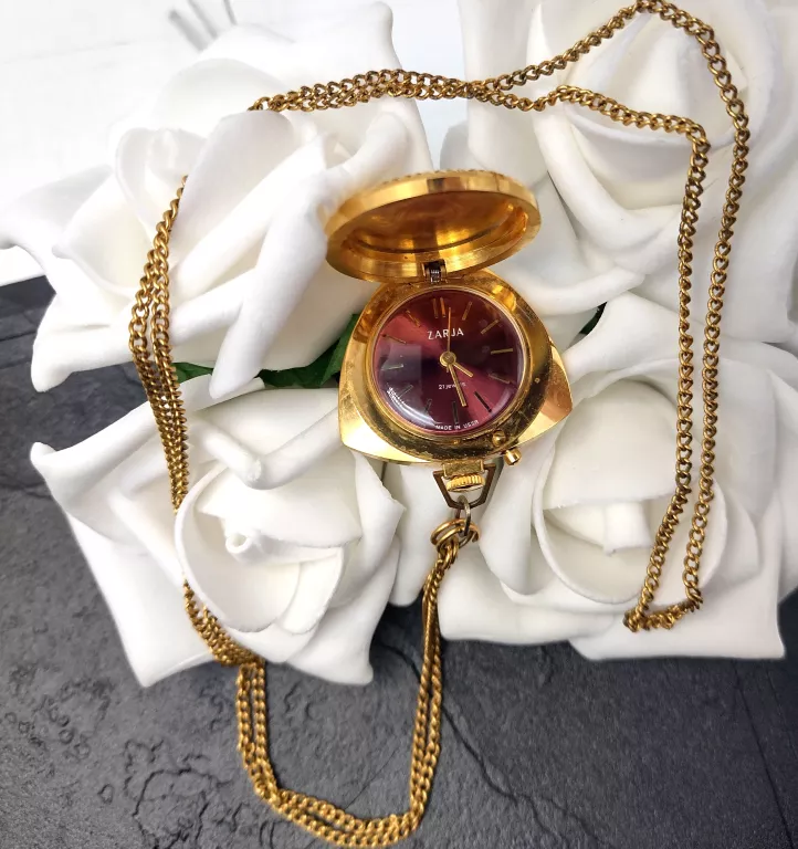 ZARIA ZEGAREK 21 JEWELS NA ŁAŃCUSZKU