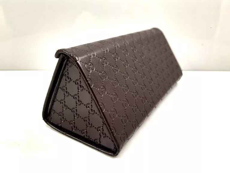 BRĄZOWE ETUI DO OKULARÓW GUCCI
