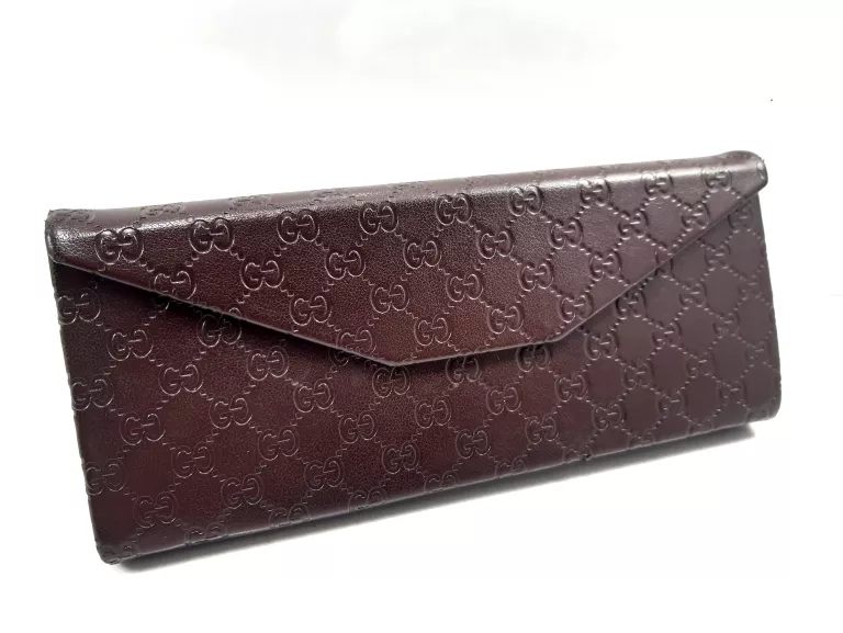 BRĄZOWE ETUI DO OKULARÓW GUCCI