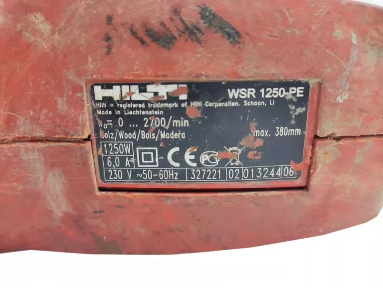 PIŁA SZABLASTA HILTI WSR-1250 PE / 1250 W