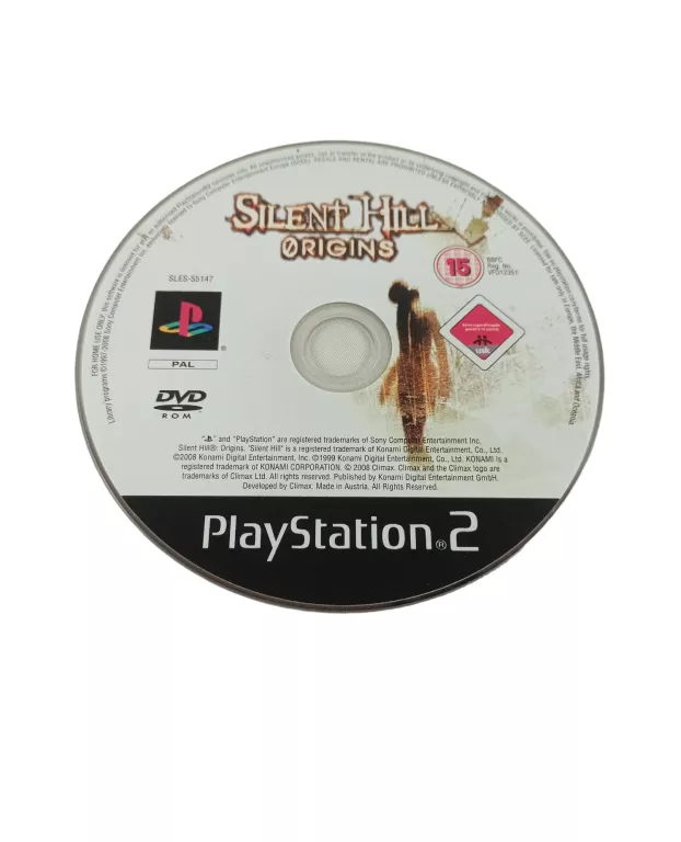 SILENT HILL ORIGINS PS2