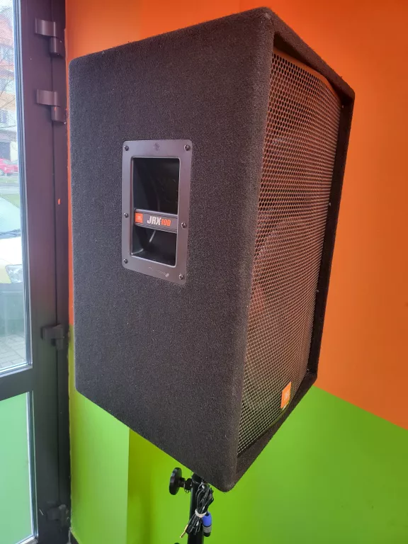 KOLUMNA JBL JRX 100 MODEL 115, STAND, POKROWIEC