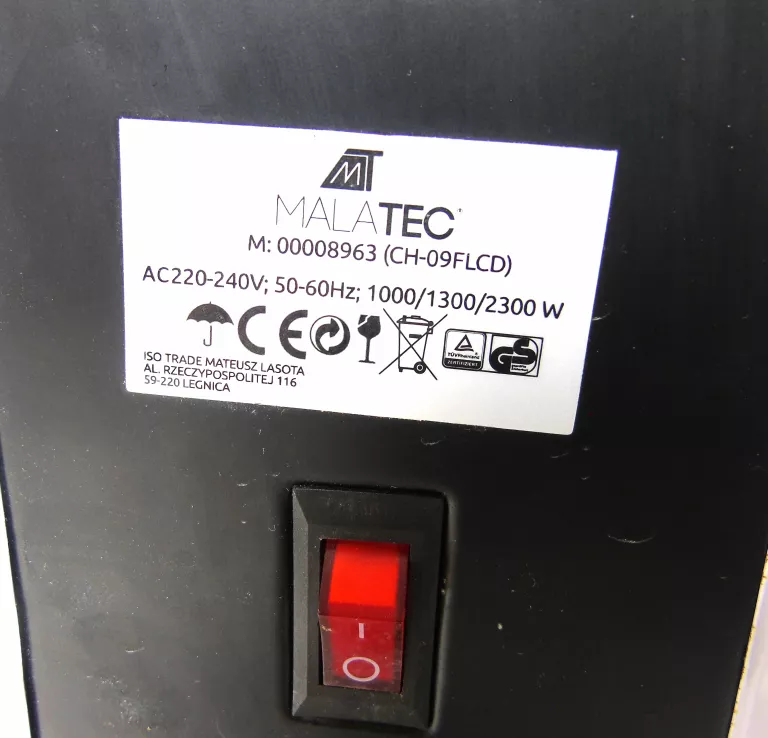 GORĄCY GRZEJNIK  MALTEC CH3500DW 2300 W