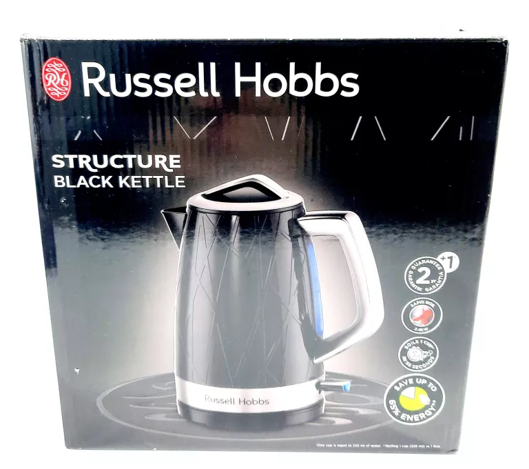 RUSSELL HOBBS CZAJNIK CZARNY 1,7L LED