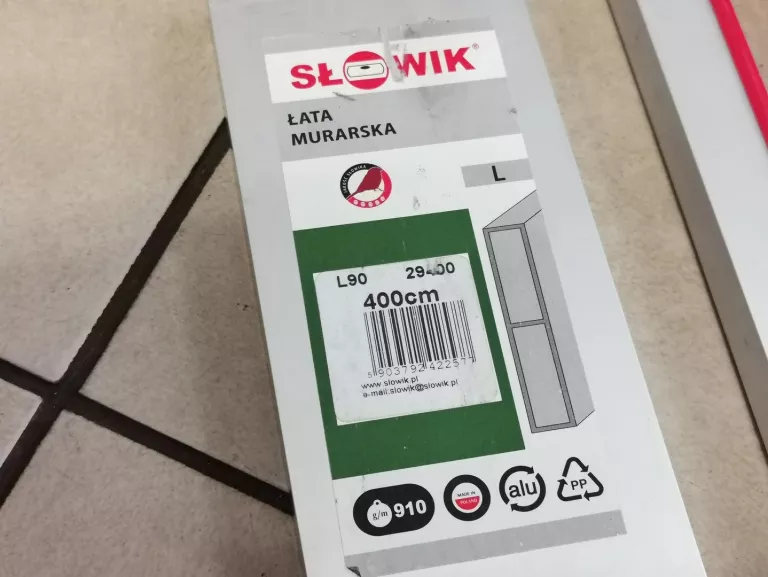 SŁOWIK ŁATA MURARSKA SKŁADANA L90 400CM