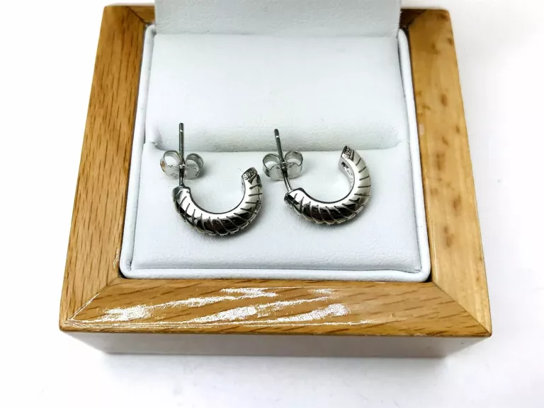 SREBRNE KOLCZYKI WISZĄCE WAGA 2,80GR