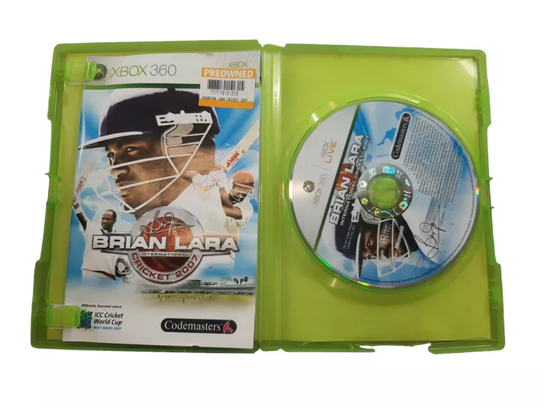GRA XBOX360 BRIAN LARA CRICKET 07