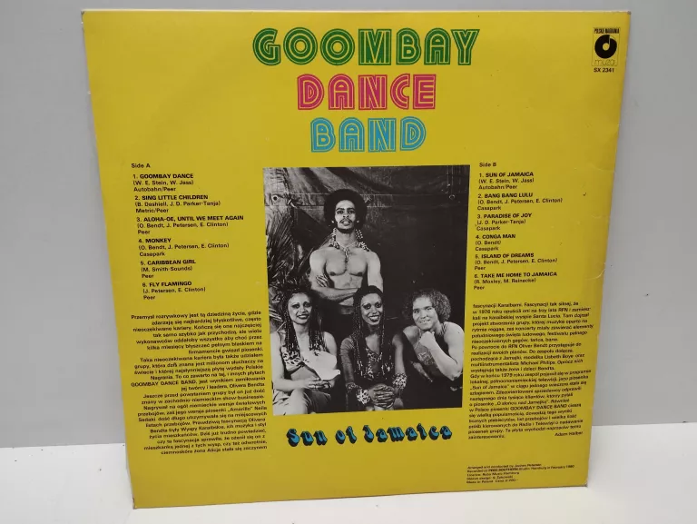 GOOMBAY DANCE BAND SUN OF JAMAICA WINYL