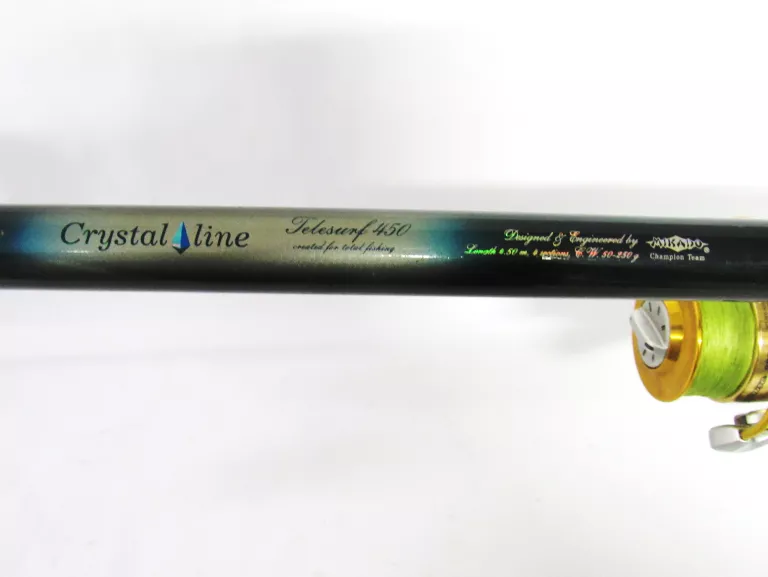 WĘDKA MIKADO CRYSTALLINE TELESURF 450 +RYAOBI 800