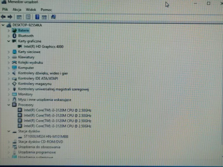 LENOVO G500S I3-3120M 8GB RAM 1TB HDD W10