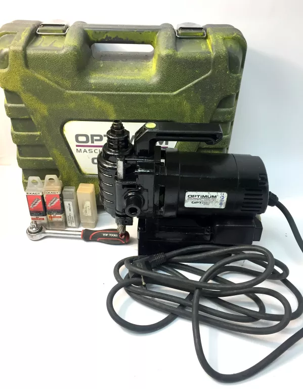 wiertarka-magnetyczna-optimum-dm-38-vf-niska-lekk-stan-uzywany