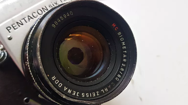 APARAT PENTACON SIX TL OBIEKTYW BIOMETAR 2,8/80