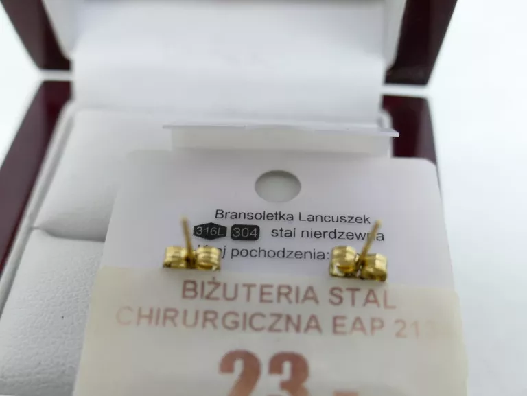 KOLCZYKI STAL CHIRURGICZNA EAP 21349