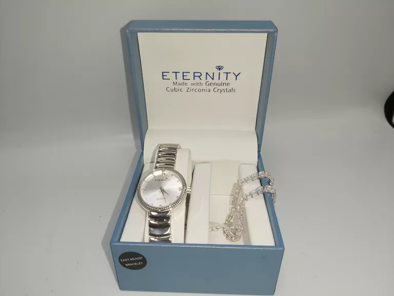 ZEGAREK DAMSKI NARĘCZNY ETERNITY + BRANSOLETKA