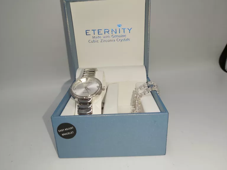ZEGAREK DAMSKI NARĘCZNY ETERNITY + BRANSOLETKA