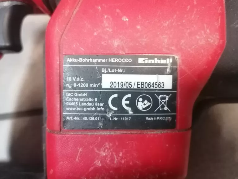 mlotowiertarka-akumulatorowa-einhell-herocco-2-ak-zasilanie-akumulatorowe