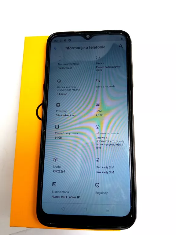 TELEFON REALME C25Y -- BLOKADA IMEI - ORANGE
