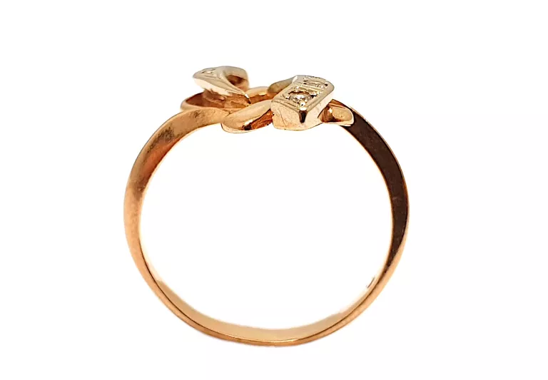 ZŁOTY PIERŚCIONEK Z CYRKONIAMI 585 | R.14