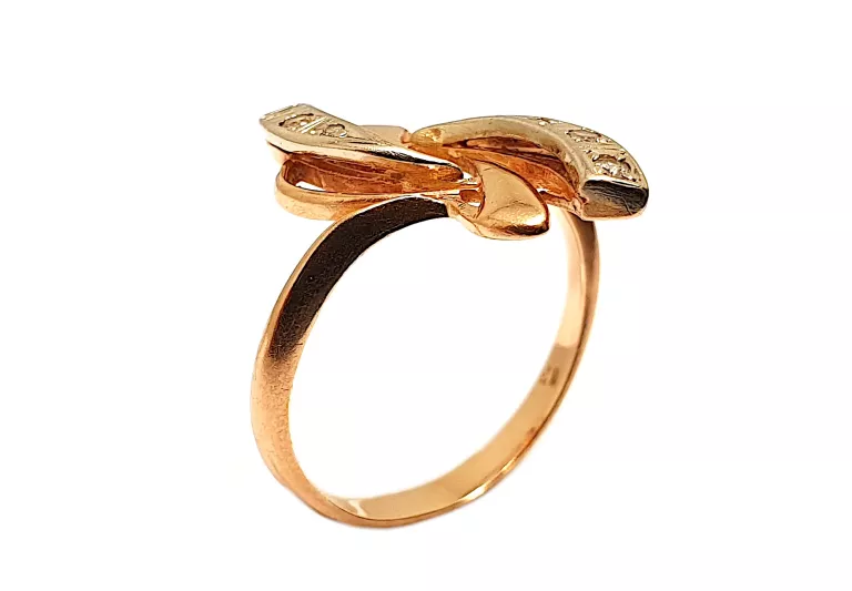 ZŁOTY PIERŚCIONEK Z CYRKONIAMI 585 | R.14