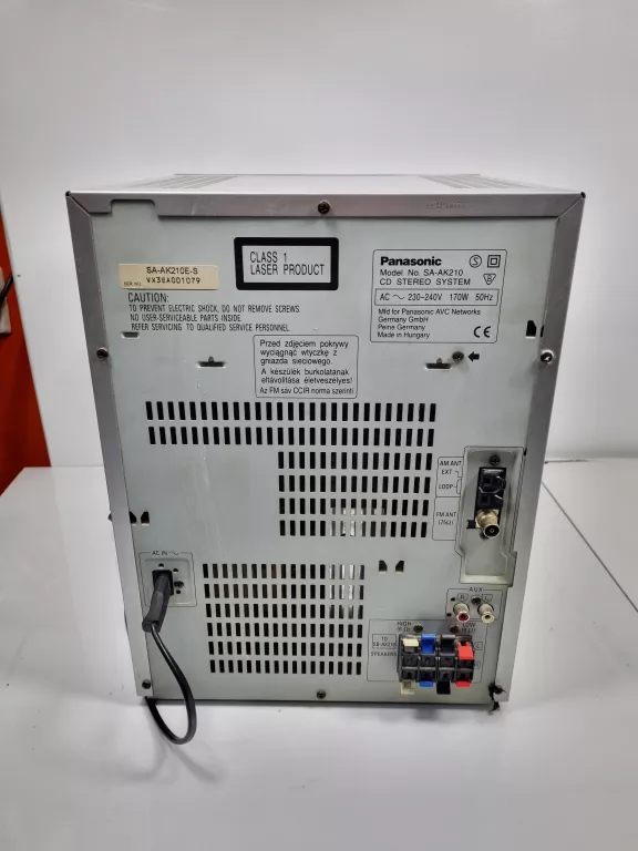 WIEŻA PANASONIC SA-AK210 Z PILOTEM