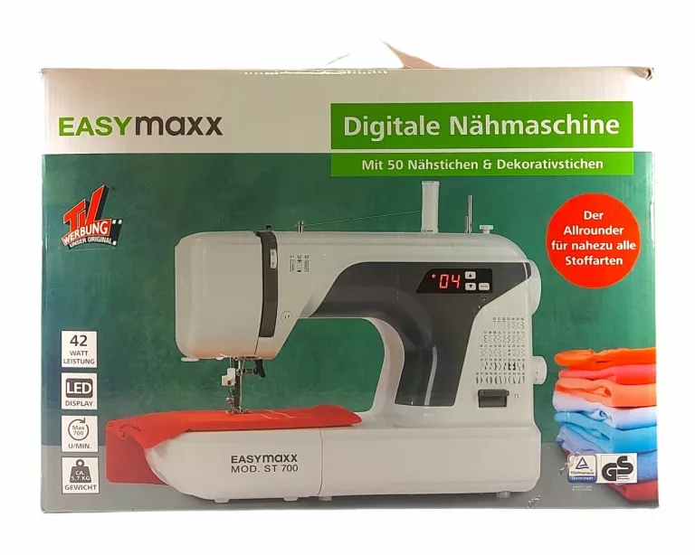 MASZYNA DO SZYCIA EASYMAXX MOD. ST 700, 50 PROGRA