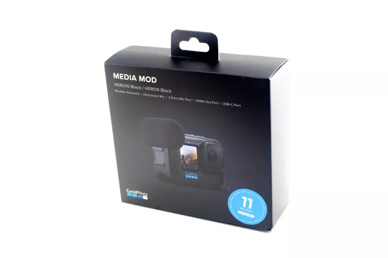 GOPRO MEDIA MOD HERO 9 10 MIKROFON HDMI 3.5 MM