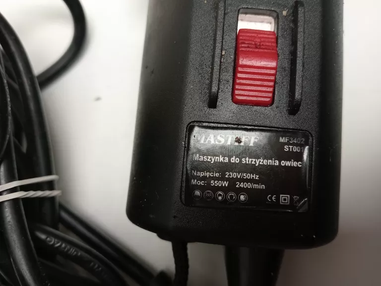 MASZYNKA DO STRZYŻENIA OWIEC MASTIFF 550 W