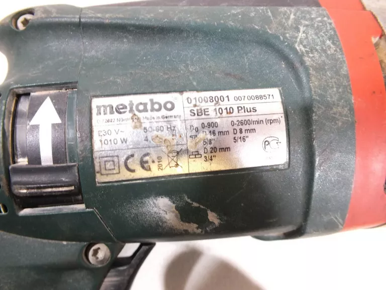 WIERTARKA METABO SBE 1010 PLUS CODE BN