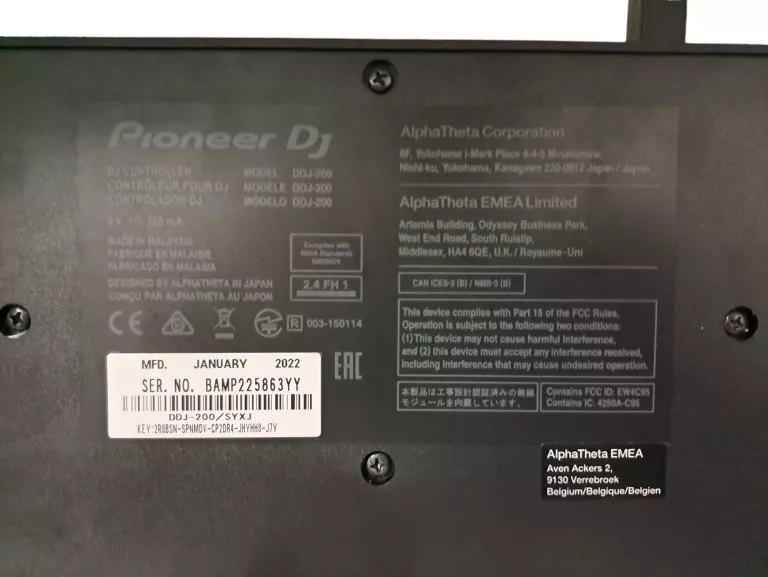 KONTROLER DJ PIONEER DDJ-200 USB OKAZJA!