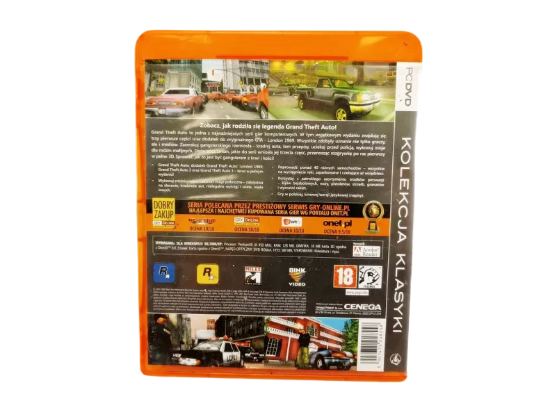 GRA PC GRAND THEFT AUTO TRYLOGIA PL WERSJA
