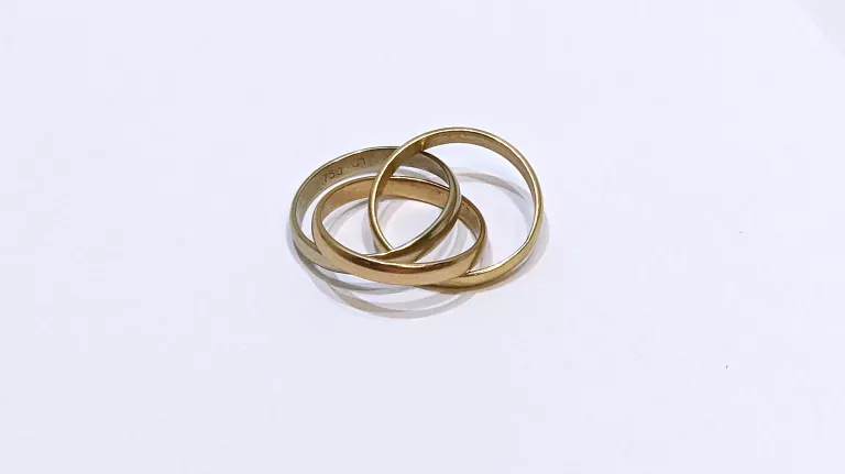 potrojna-zlota-obraczka-pr750-typu-cartier-stan-uzywany